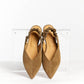 Isabel Marant Linta Suede Slingback Flats in Green 38