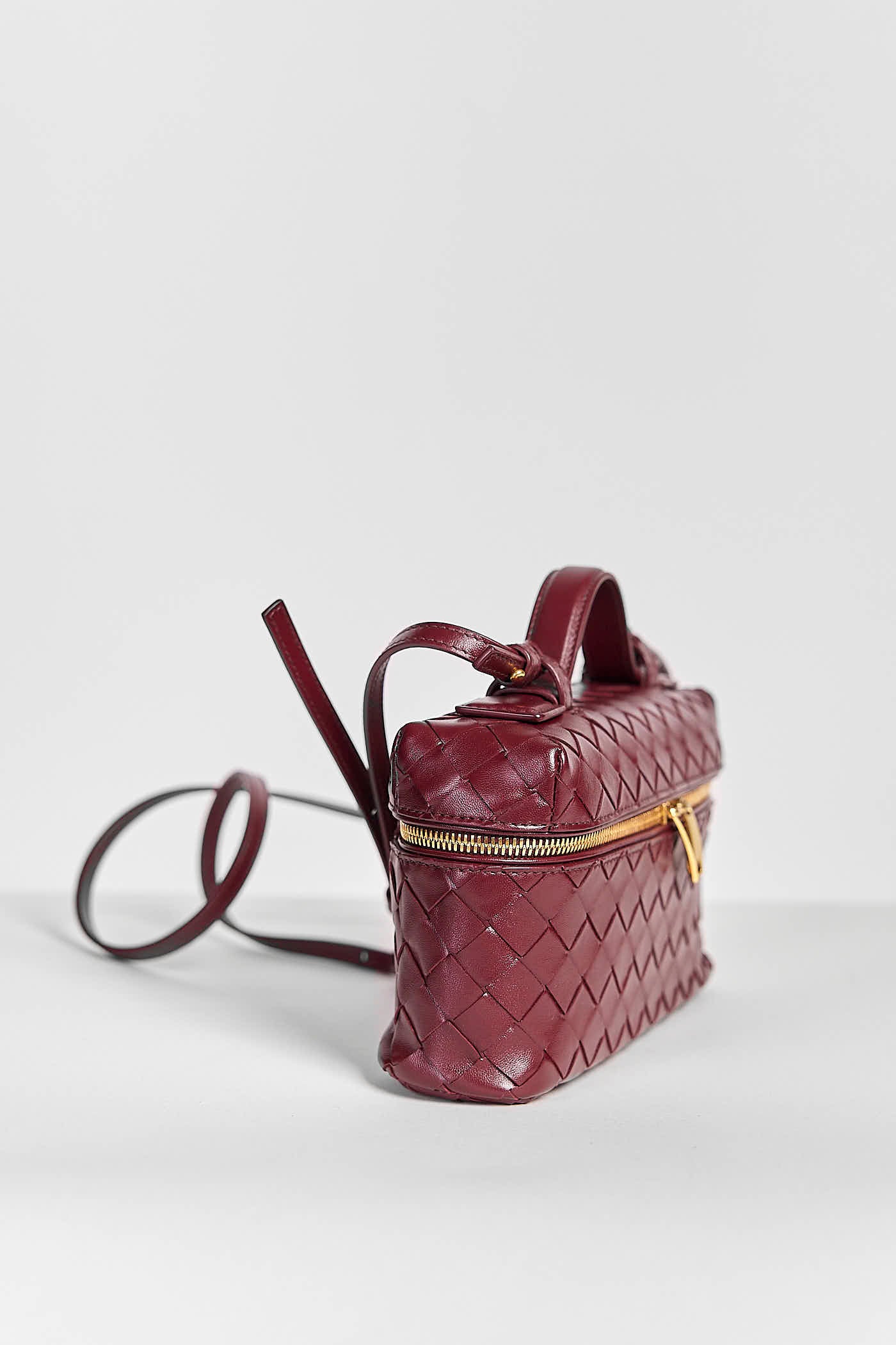 Bottega Veneta Intrecciato Leather Crossbody Bag