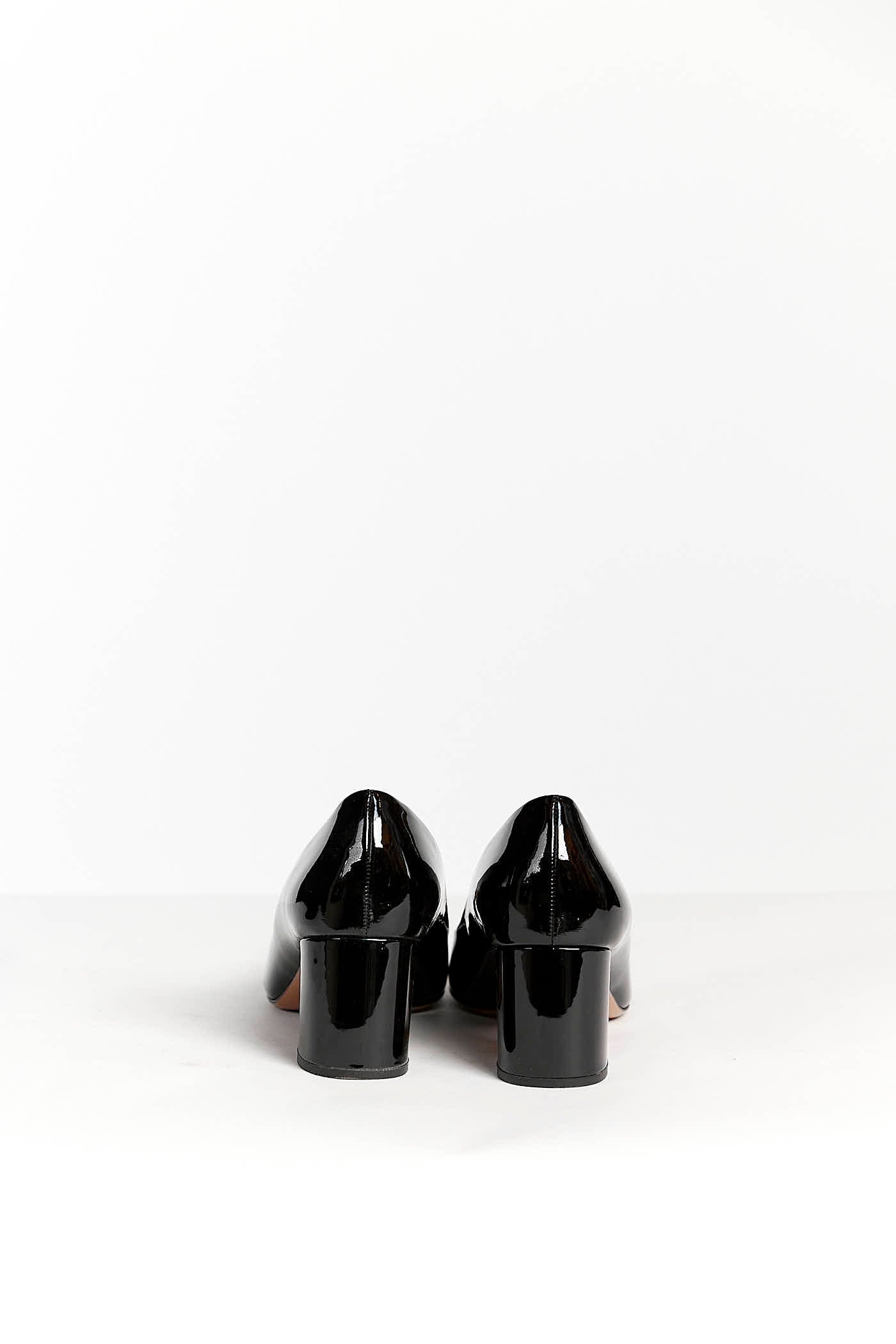 Valentino Patent Leather Studded Accents Pumps 39.5