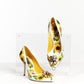 Dolce & Gabbana Sunflower Embroidered Pumps 39
